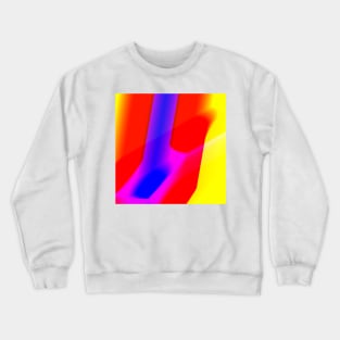 red yellow blue abstract texture Crewneck Sweatshirt